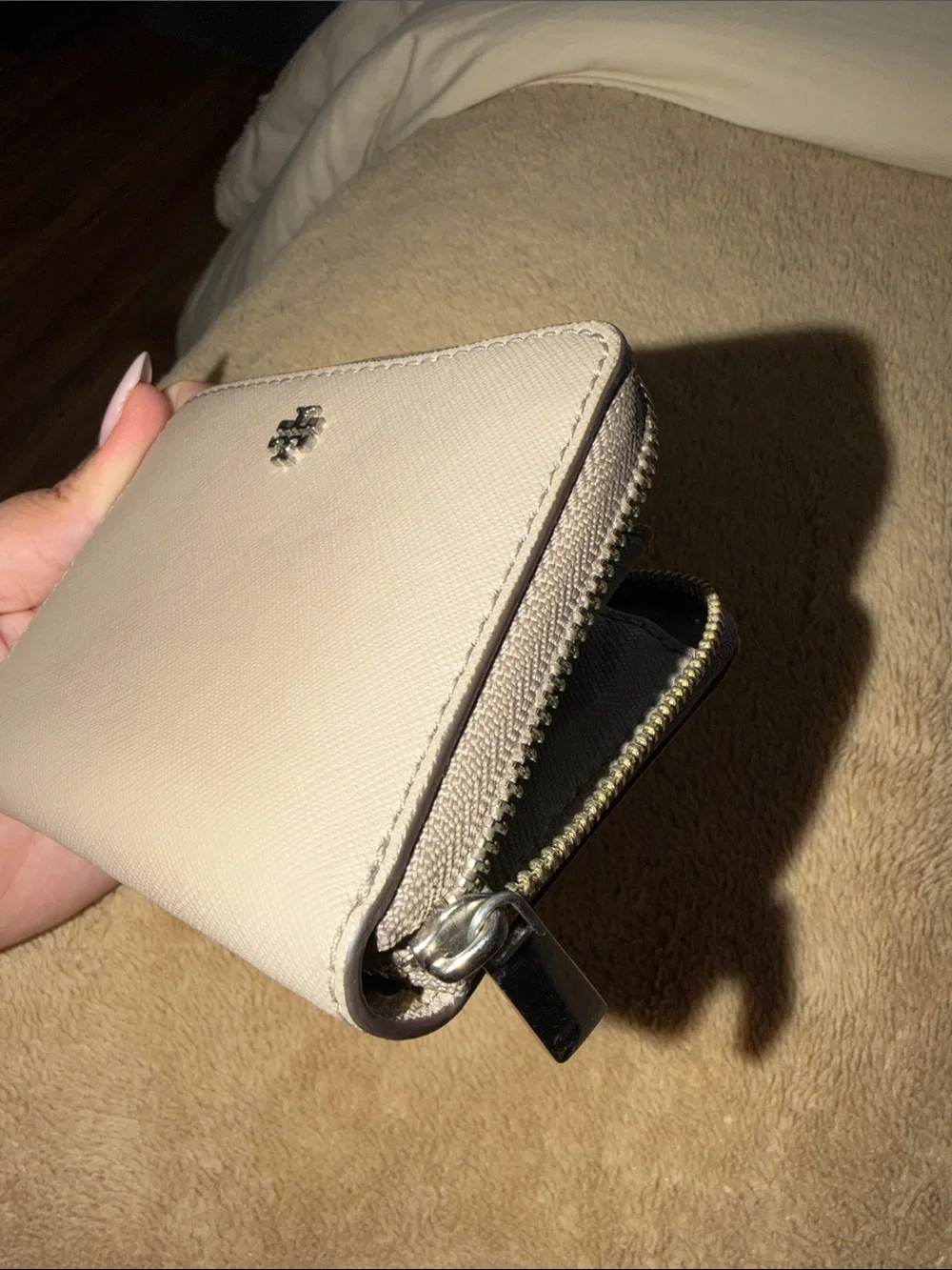 Tory Burch compact zip